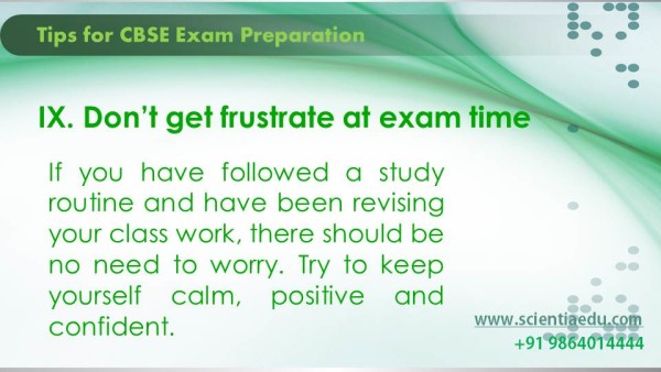 Tips For Cbse Exam Preparation Educational Portal India