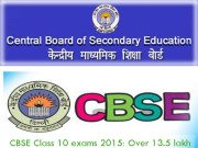 CBSE Class 10 exams 2015: Over 13.5 lakh candidates registered