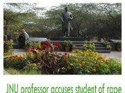 JNU professor accuses student of rape