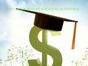 FAST TRACK SCHEME FOR YOUNG SCIENTISTS
