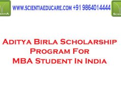 Aditya Birla Scholarship Program For MBA Student In India