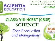 CLASS: VIII :: Crop Production and Management