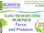 CLASS: VIII :: Force And Pressure