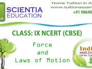 CLASS: IX :: Force and Laws of Motion