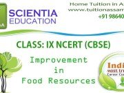 CLASS: IX :: Improvement in Food Resources