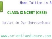 CLASS: IX :: Matter in Our Surroundings