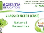 CLASS: IX :: Natural Resources