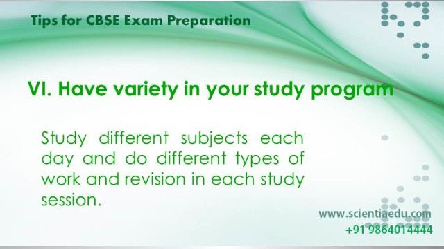 Tips For CBSE Exam Preparation - Educational Portal India