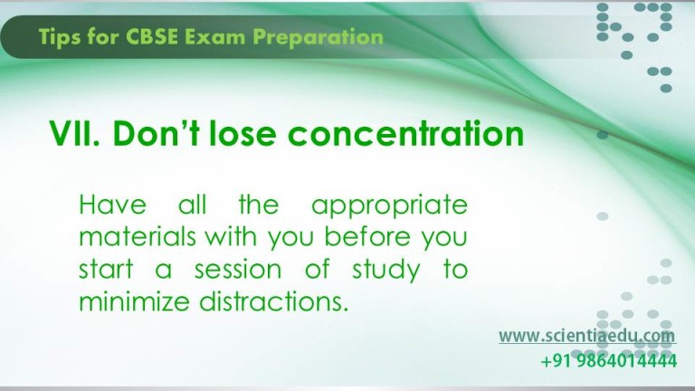 Tips For CBSE Exam Preparation - Educational Portal India