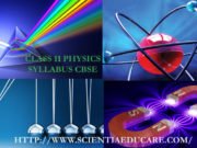 Class 11 Physics Syllabus CBSE