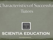 Characteristics of Successful Tutors