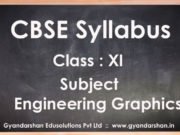 Engineering Graphics Class XI Syllabus