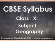 Geography Class XI Syllabus