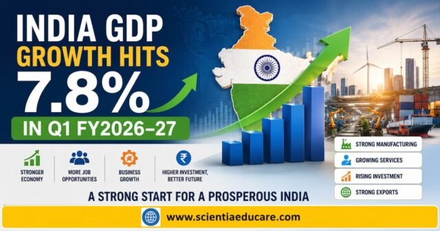 India GDP growth reaches 7.8% in Q1 FY2026–27