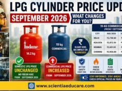 Commercial LPG Prices Updated on 1 September LPG cylinder price update September 2026 showing unchanged domestic LPG prices and higher commercial cylinder rates in India